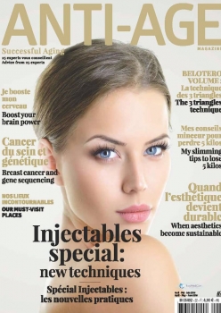 Prévention du vieillissement facial Anti âge magazine mars 2016