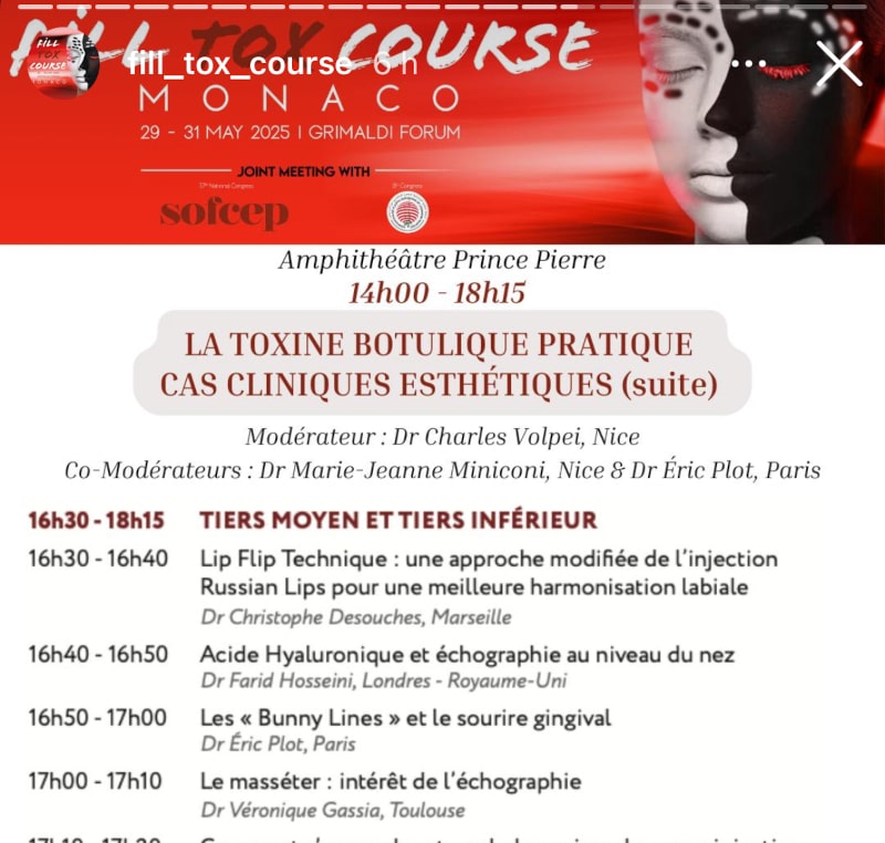 Dr Gassia oratrice congrès SOFCEP Monaco 2025