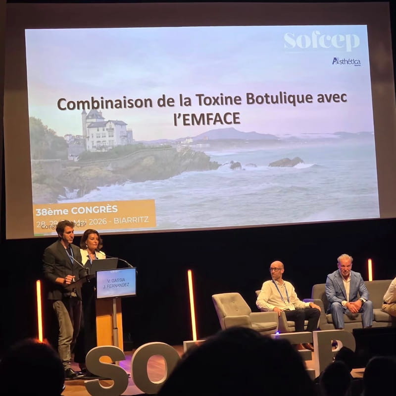 Combinaison toxine et EMFACE