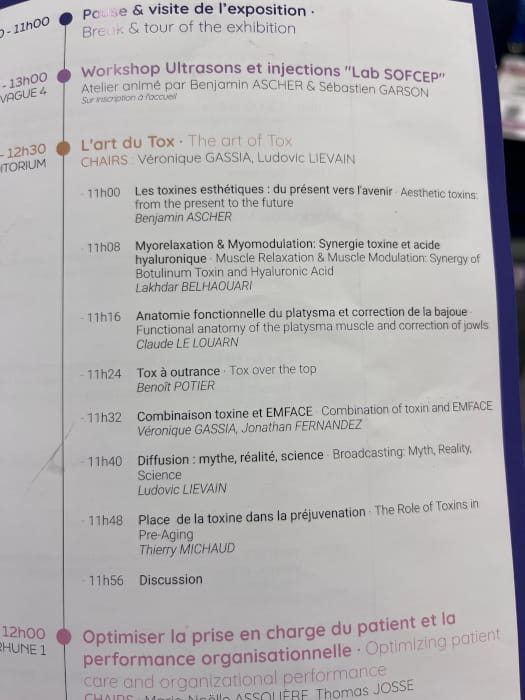 Programme session toxine SOFCEP 2026