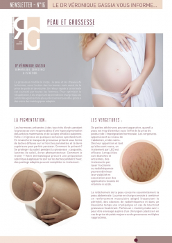 Newsletter 16 Peau et grossesse